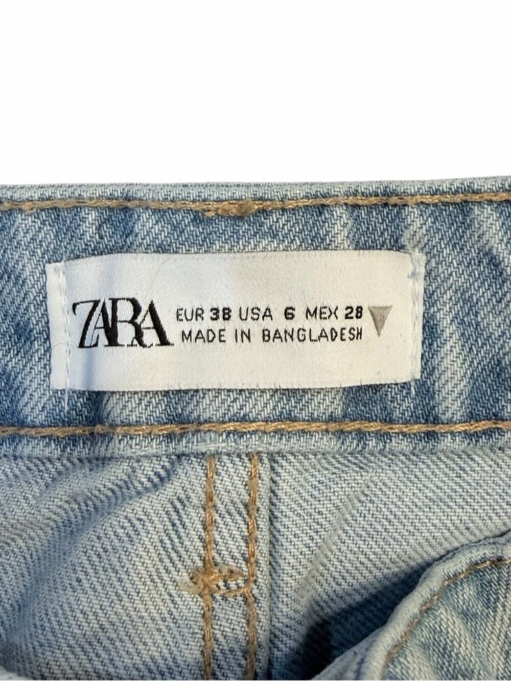 Light Blue High-Rise Denim Shorts - Picture 3 of 3